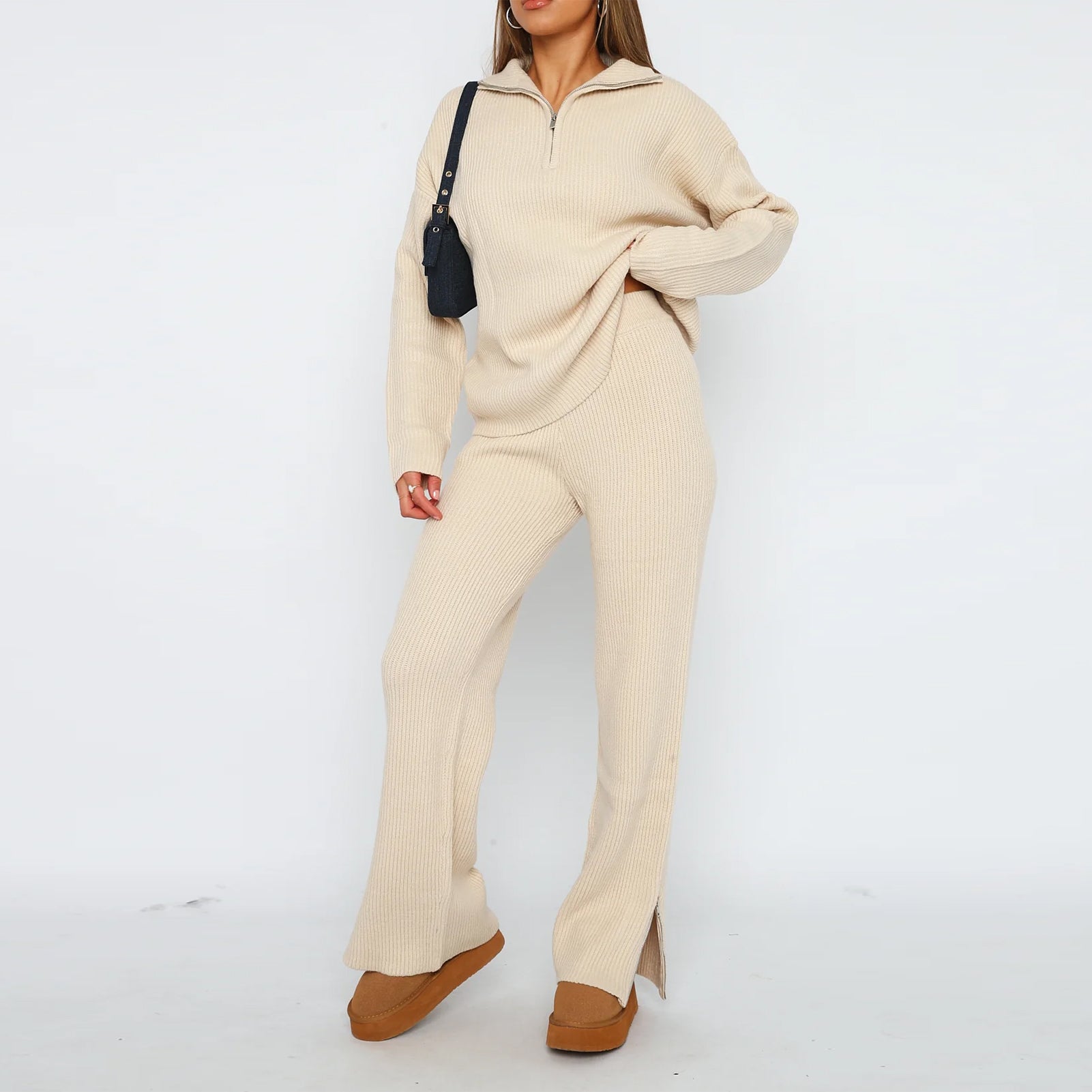 Kim | Knit Flared Ensemble