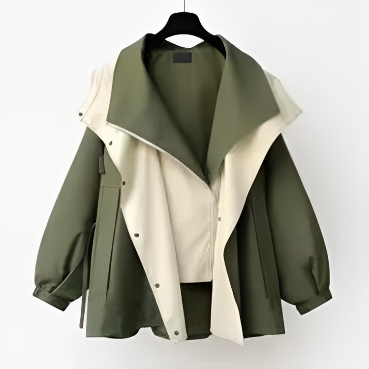 Women's Waterproof Hooded Raincoat - Perfect for Spring