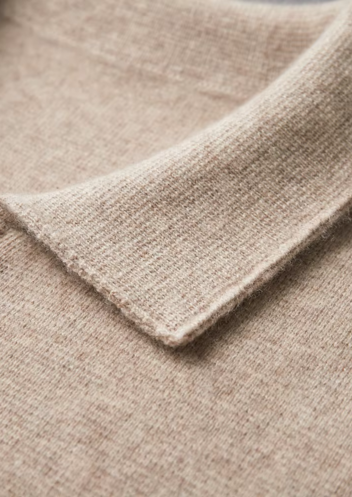 Premium Extra-Fine Merino Wool Zip Polo Cardigan