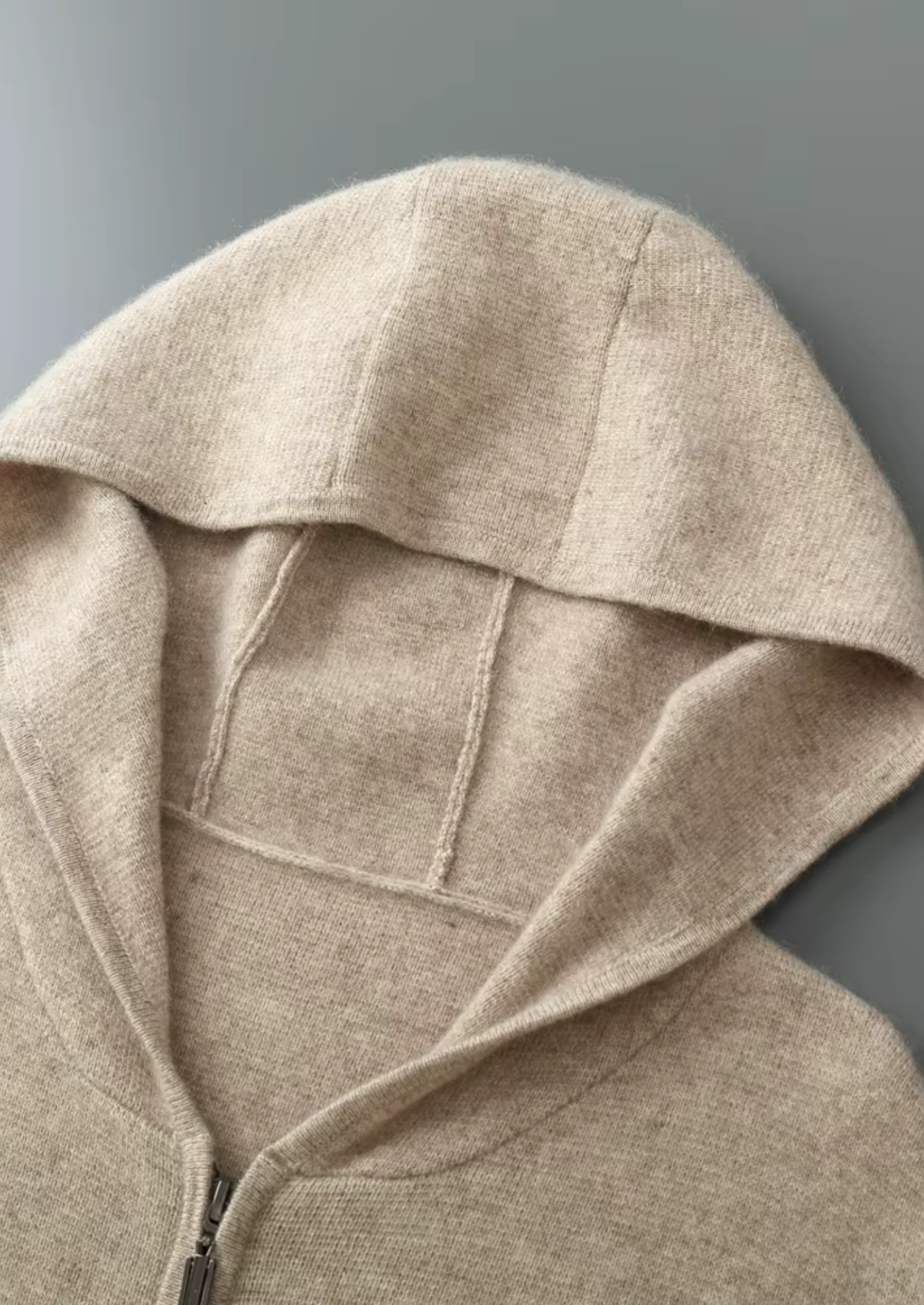 Premium Extra-Fine Merino Wool Zipper Hoodie