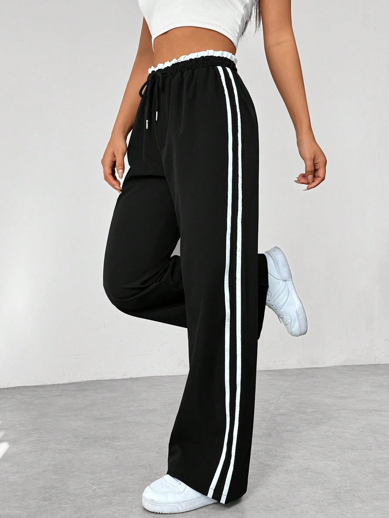 Yara | Stylish Wide-Leg Sport Trousers