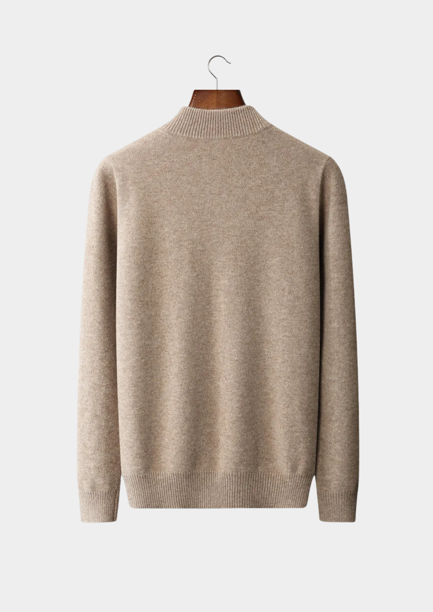 Premium Extra-Fine Merino Wool Half-Zip Sweater