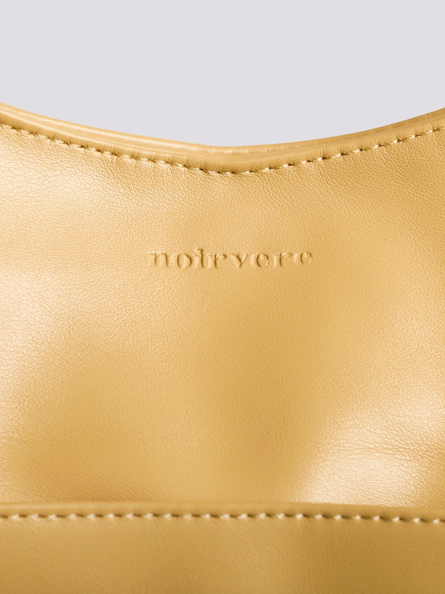 Simple Vegan Hobo Shoulder Bag - Empty Design