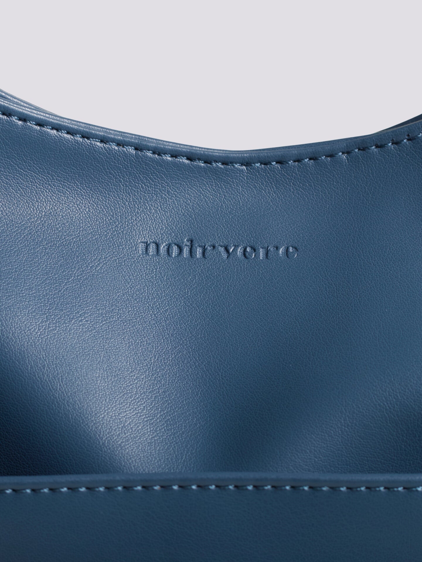 Simple Vegan Hobo Shoulder Bag - Empty Design