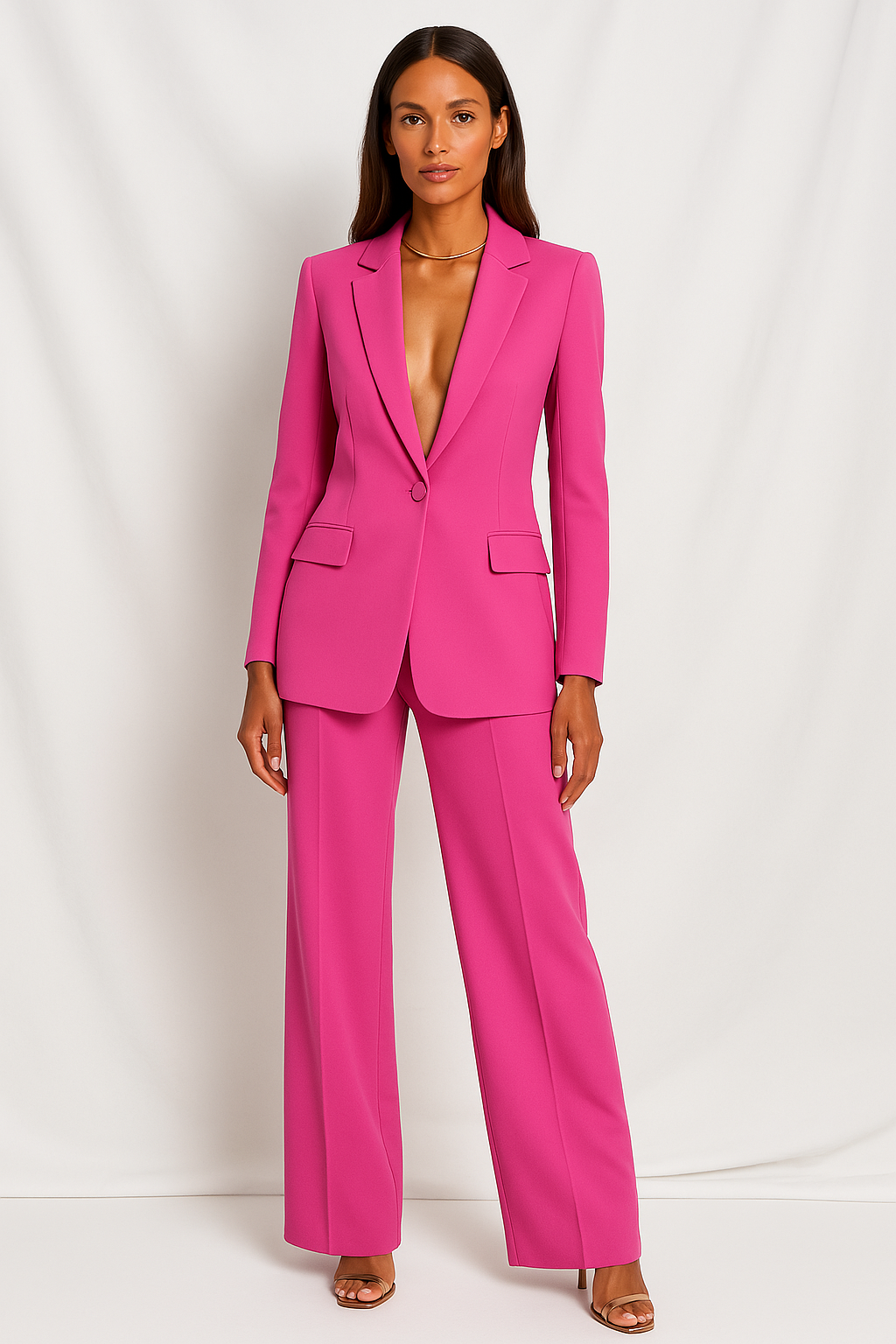 Olivia - Chic Two-Piece Blazer Suit with Sophisticated Elegance