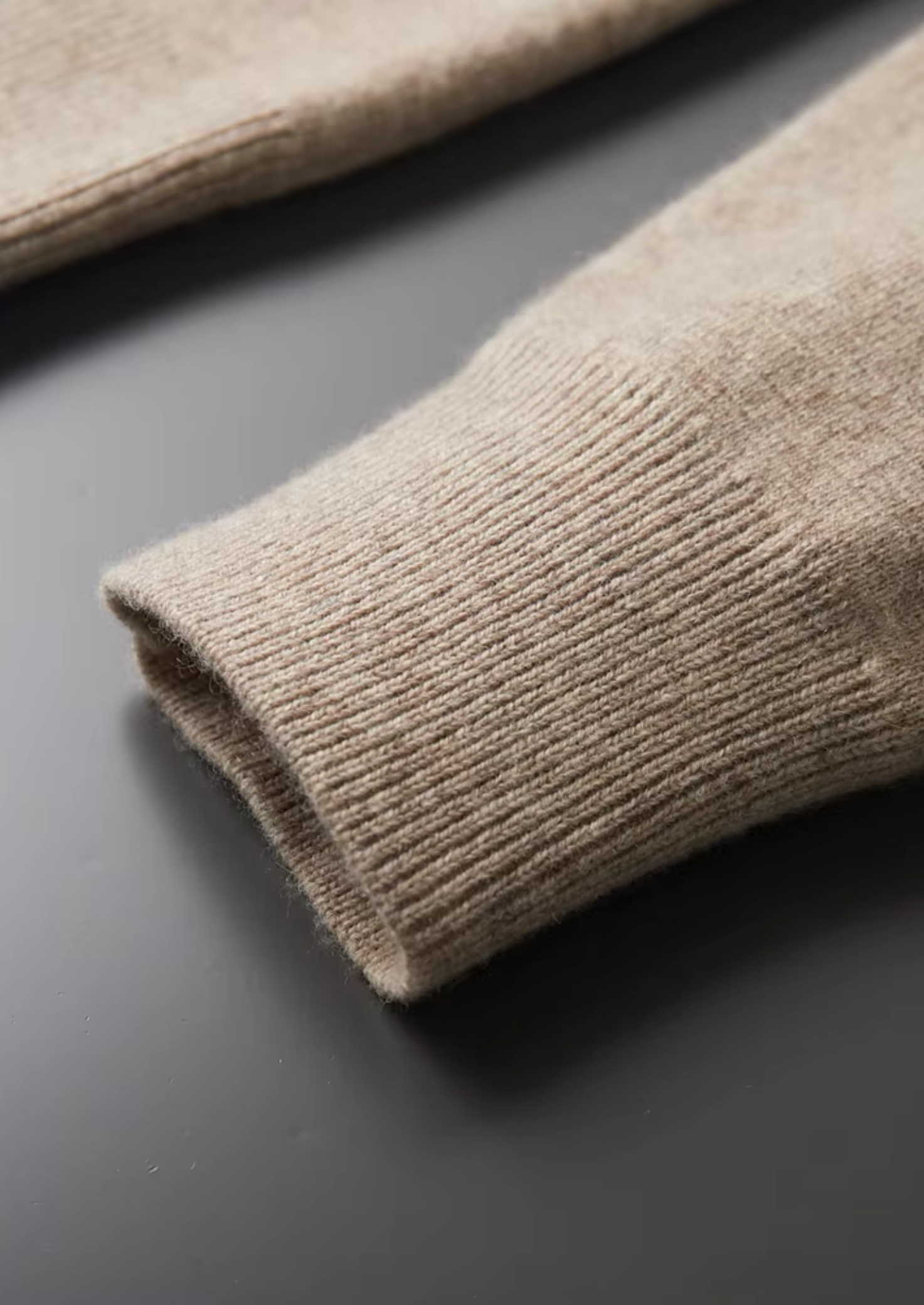Premium Extra-Fine Merino Wool Zip Polo Cardigan