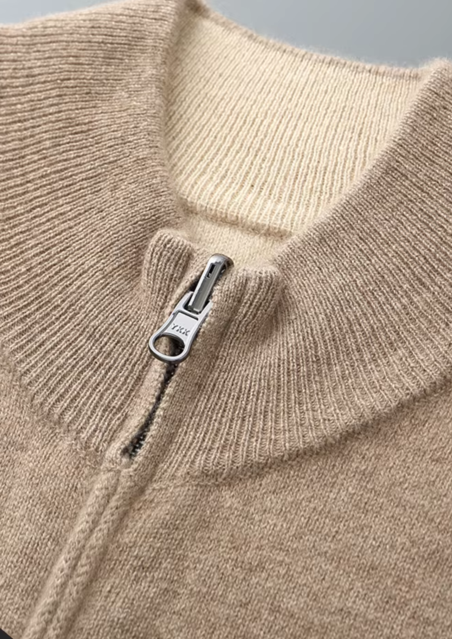 Premium Extra-Fine Merino Wool Zip Cardigan