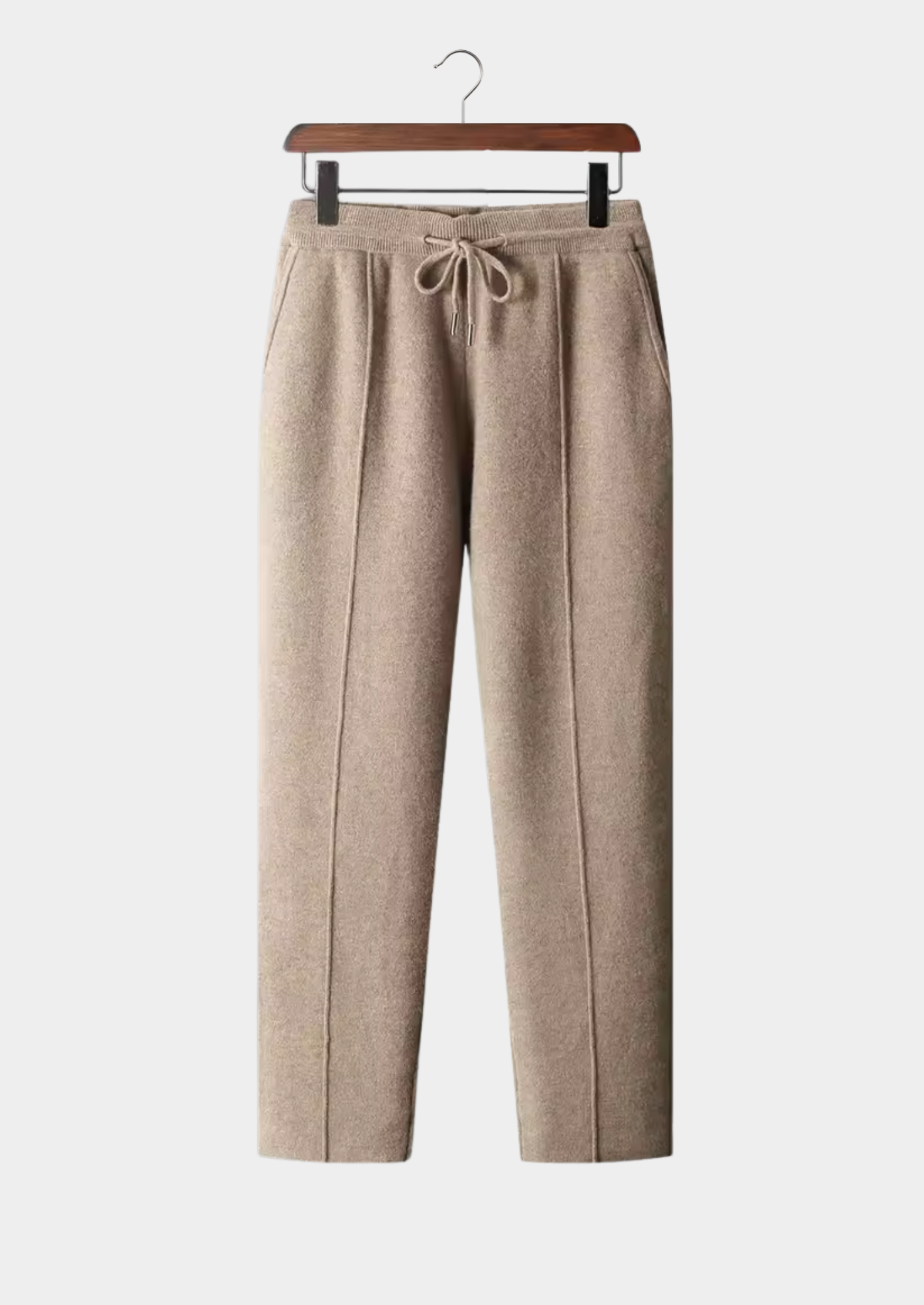 Premium Extra-Fine Merino Wool Relaxed Trousers