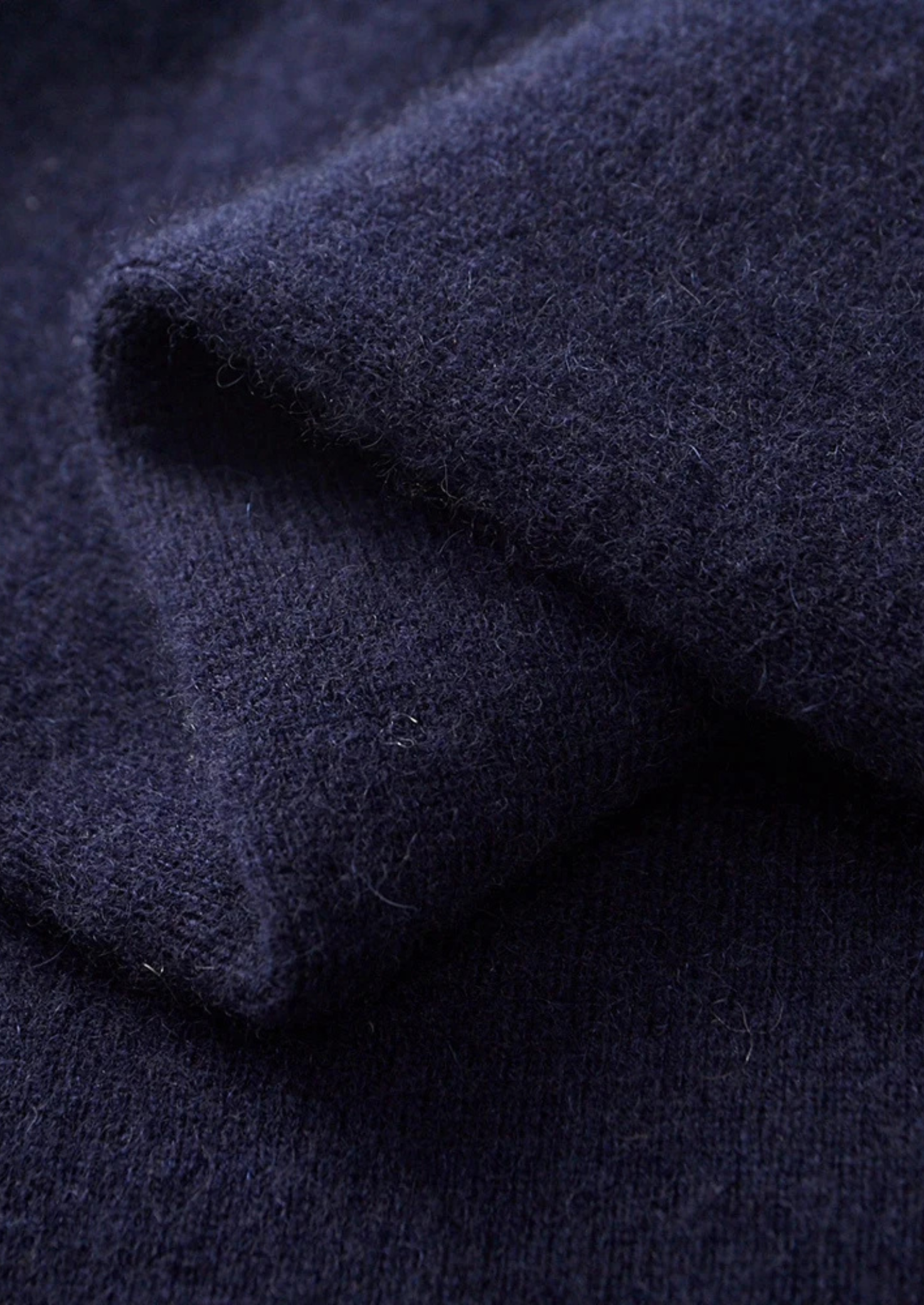 Premium Extra-Fine Merino Wool Two-Tone Polo Cardigan