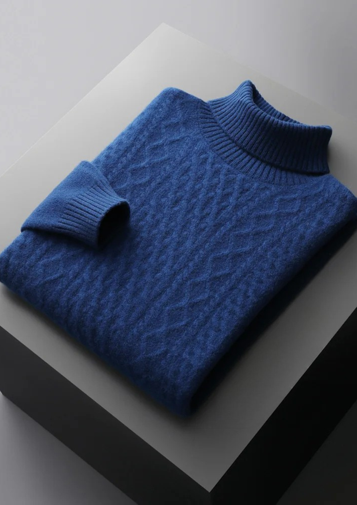 Premium Extra-Fine Merino Wool Roll Neck for Winter