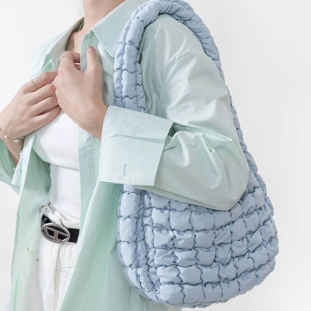Quilted Crossbody Puffer Bag