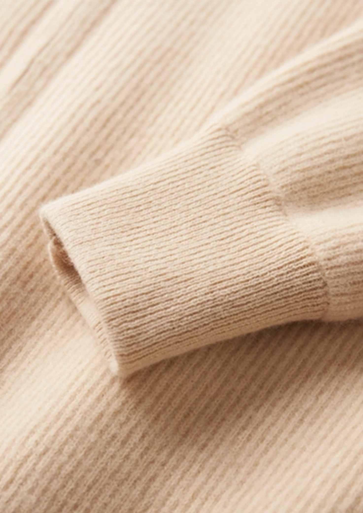 Premium Extra-Fine Merino Wool Ribbed Zip Cardigan