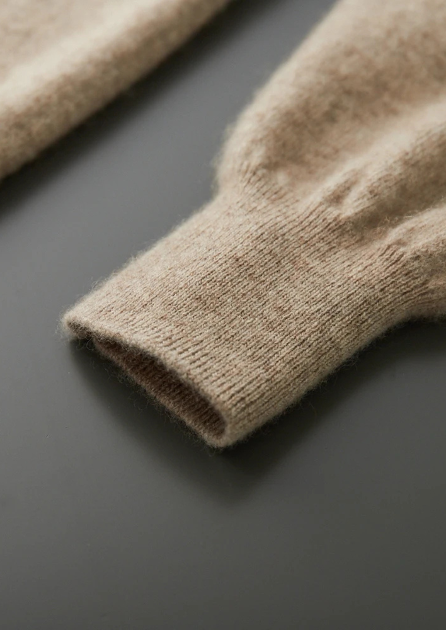 Premium Extra-Fine Merino Wool Raglan Mock Neck