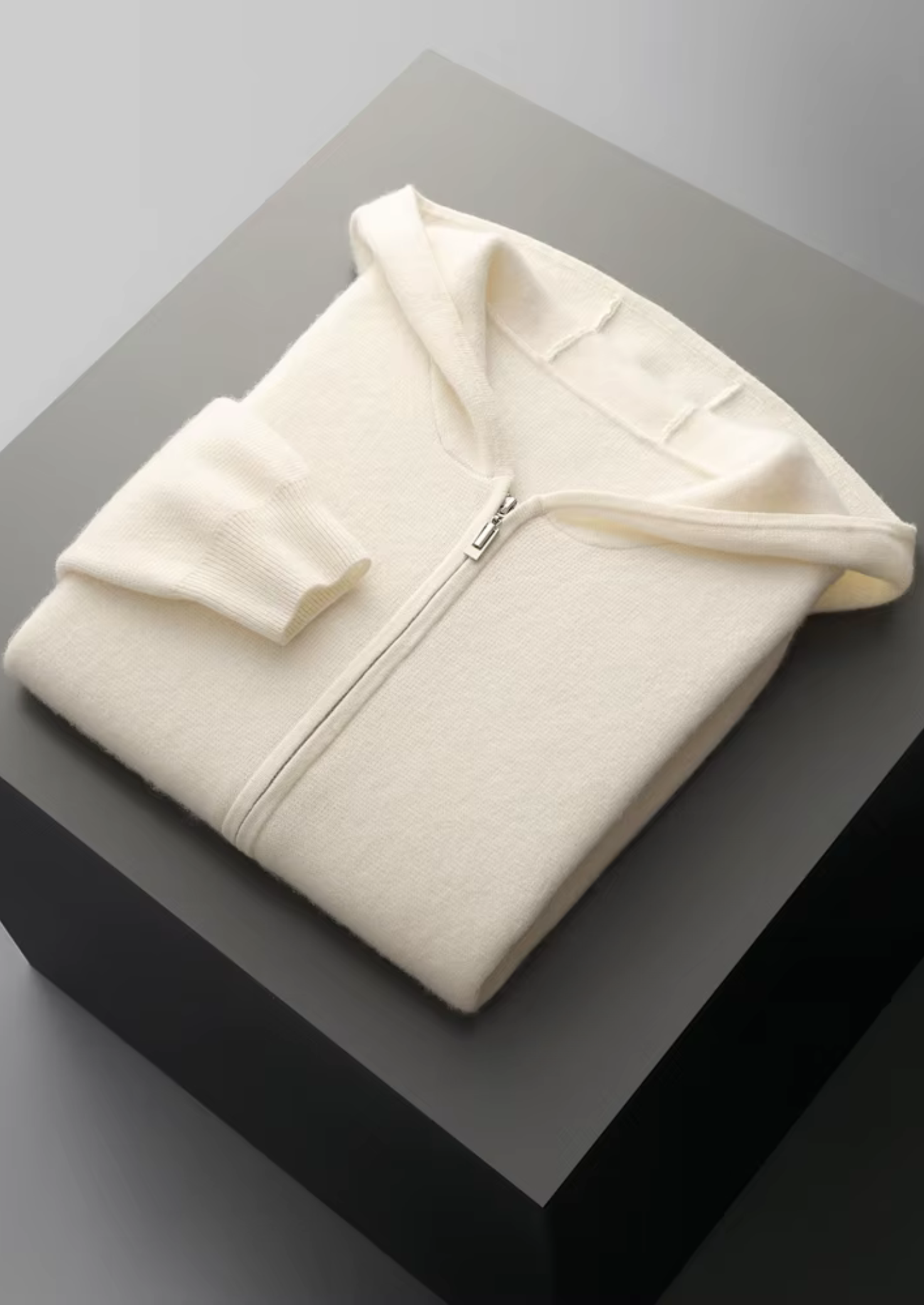 Premium Extra-Fine Merino Wool Zipper Hoodie