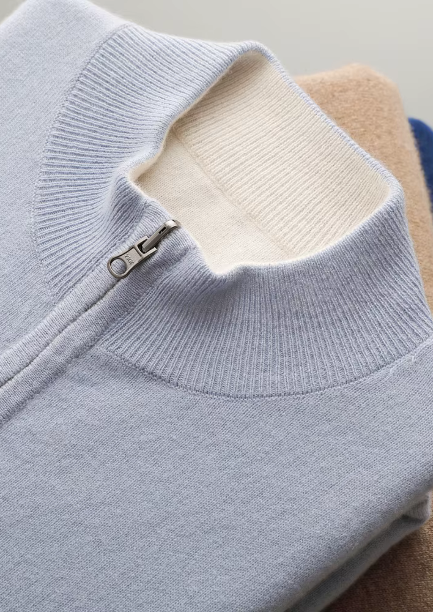 Premium Extra-Fine Merino Wool Zip Cardigan