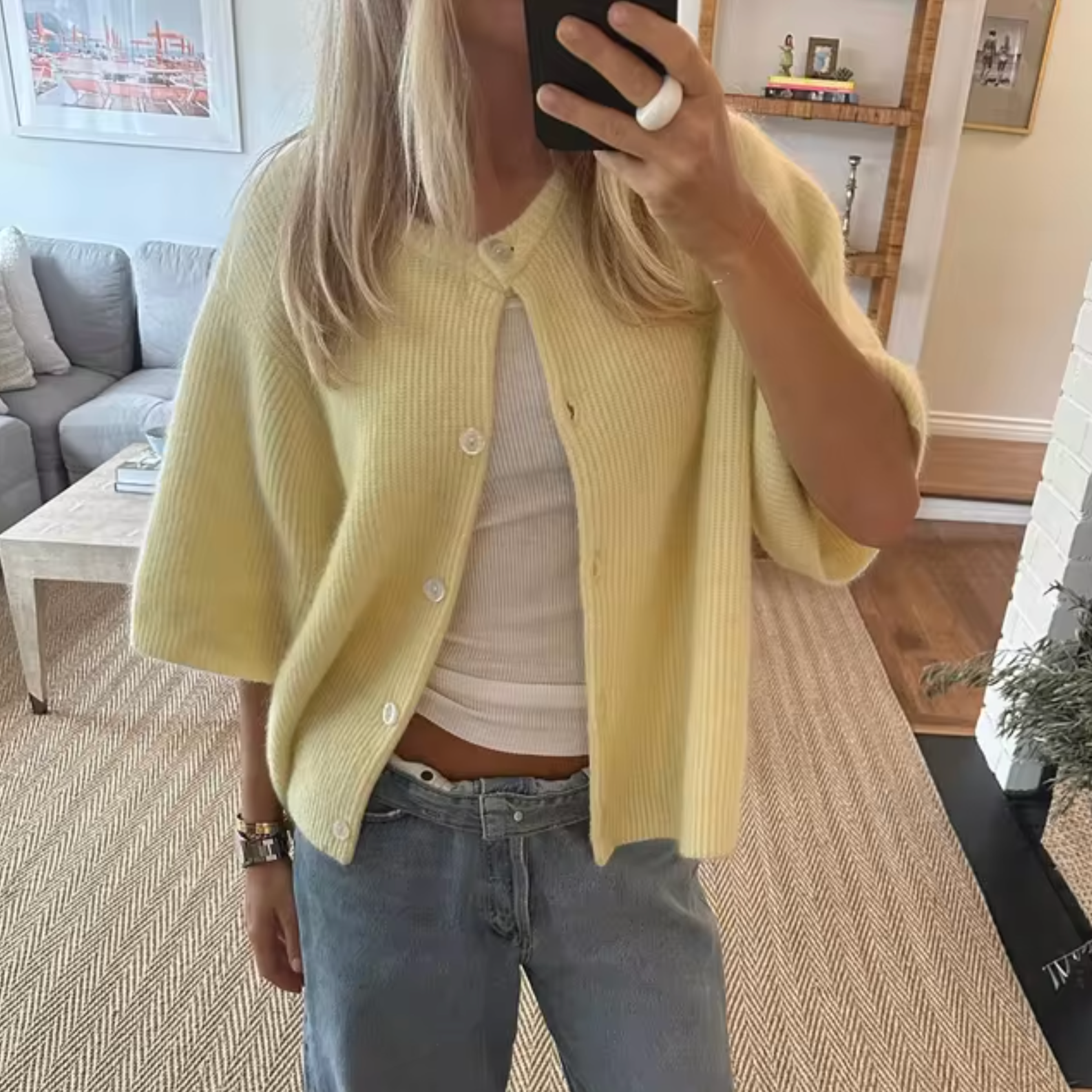 Elise - Short-Sleeved Cardigan