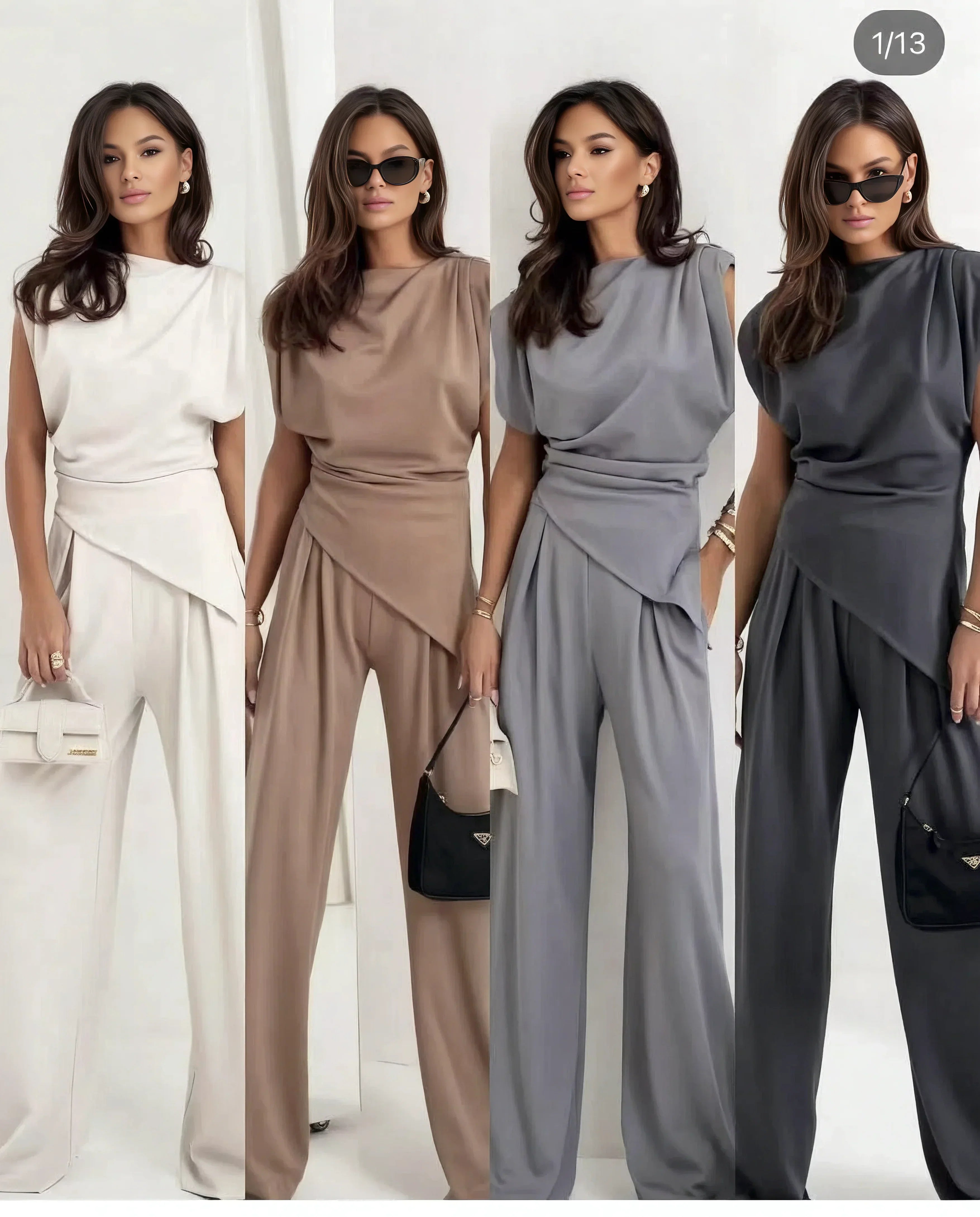 Mette - Stylish Sleeveless Two-Piece Ensemble