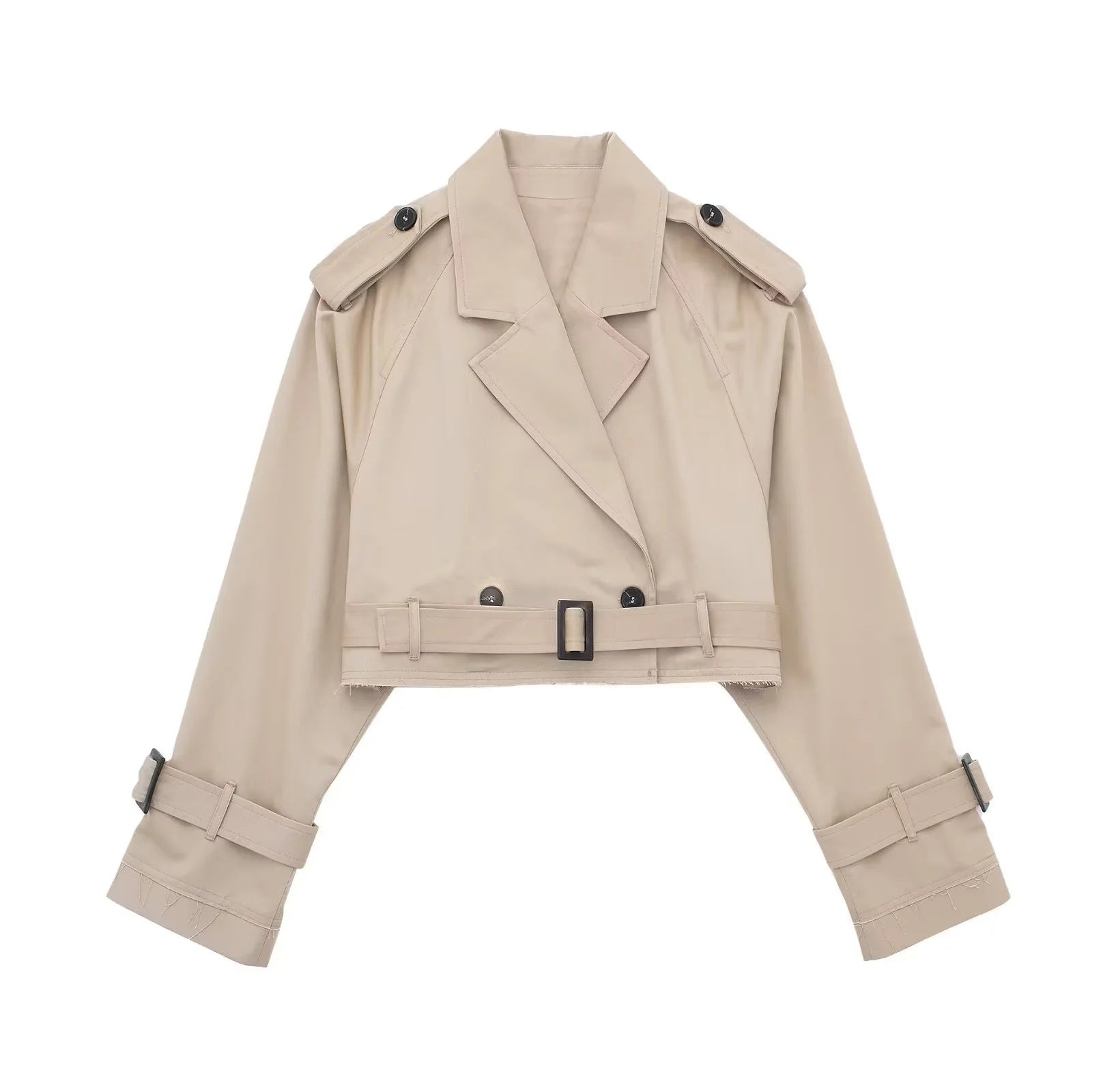 Lilia - Chic Short Trench Coat