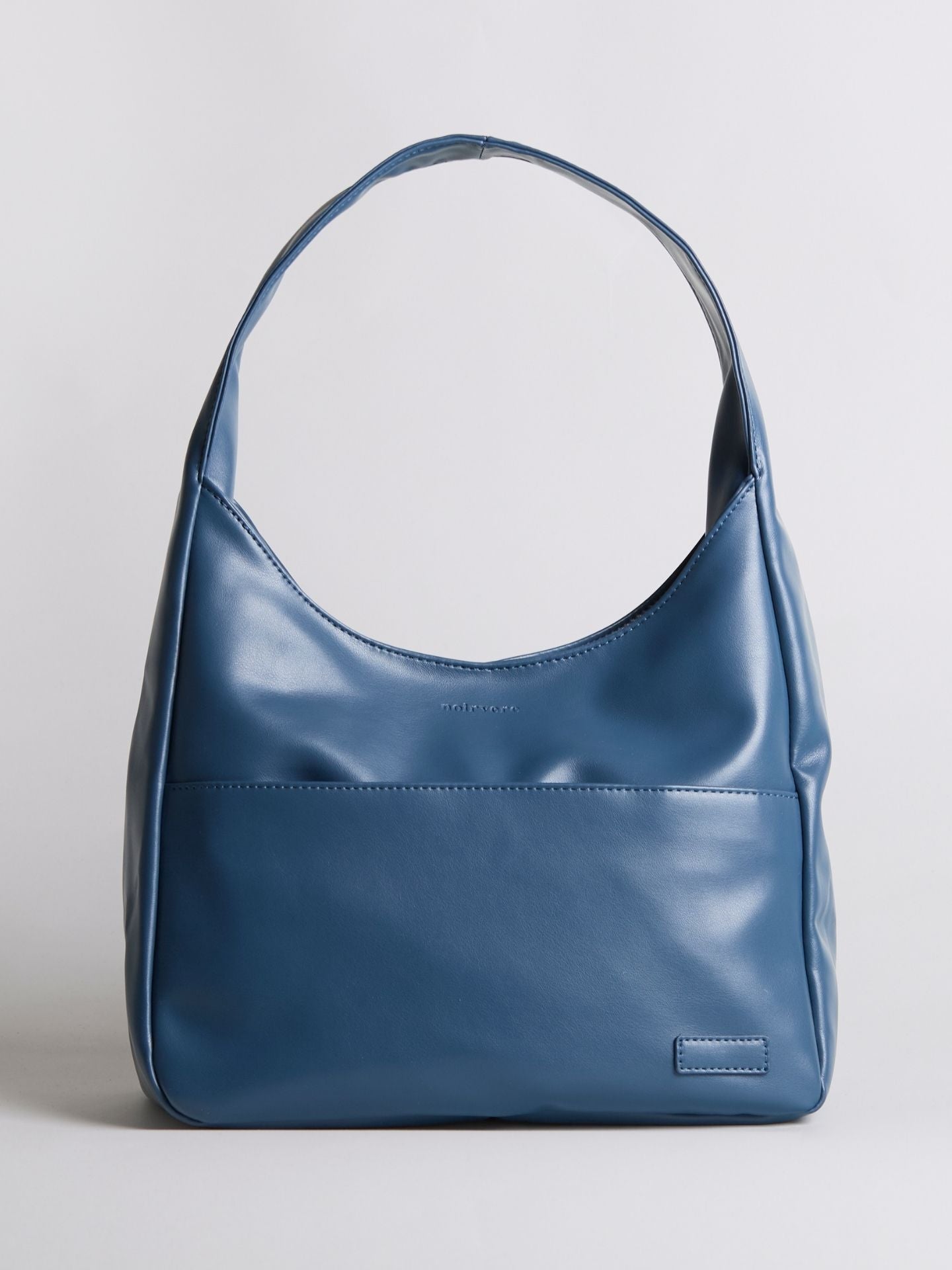 Simple Vegan Hobo Shoulder Bag - Empty Design