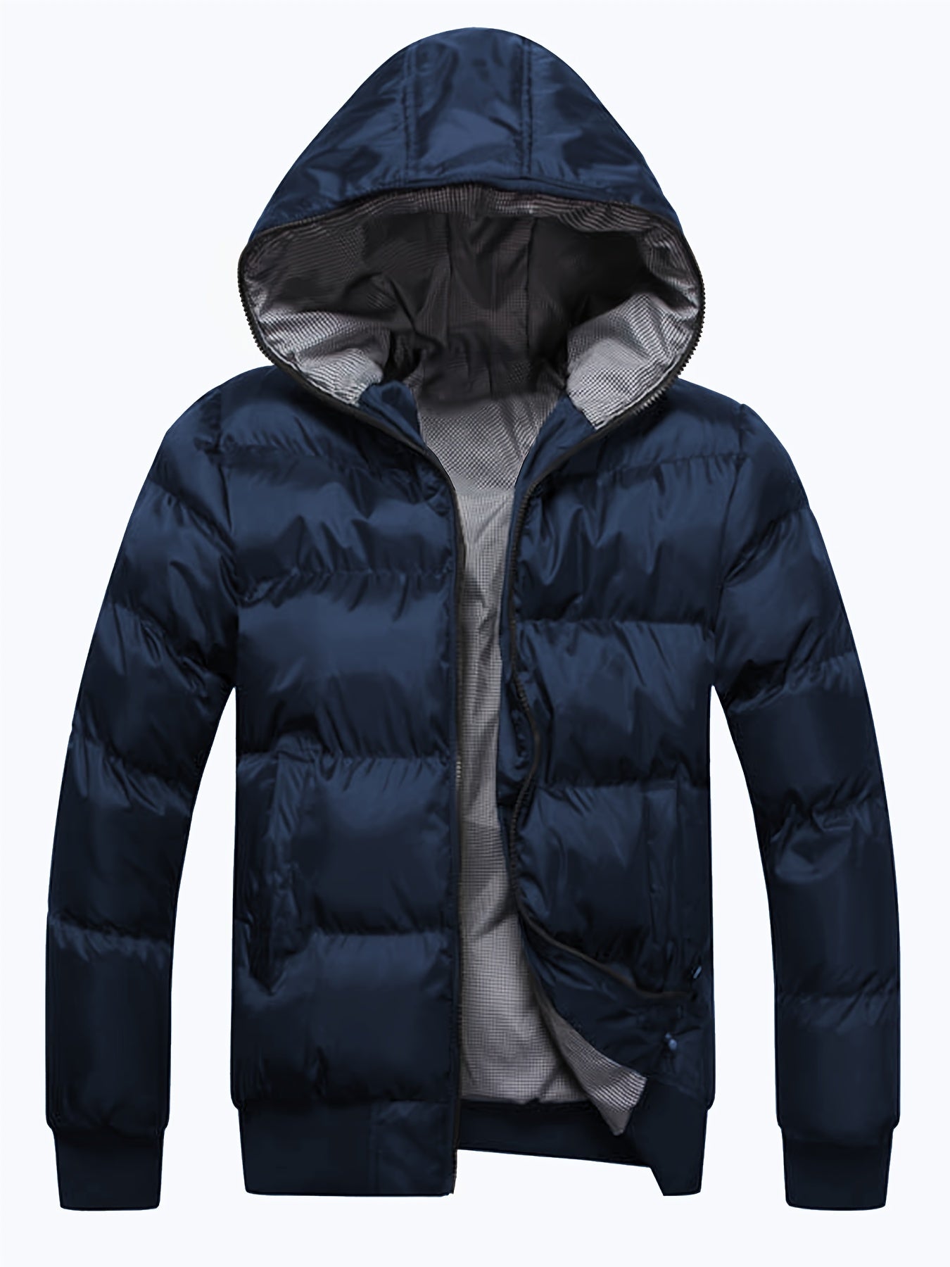 Essential Men's Winter Jacket - Stylish Design with Zip Pockets - Regular Fit - Puento Fortade - TP