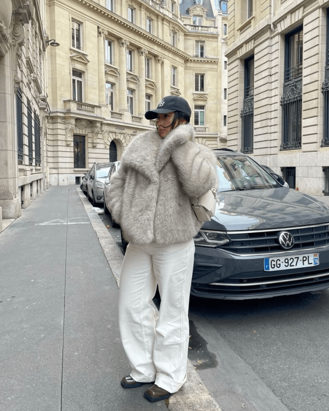 Plush Oversized Faux Fur Winter Coat for Women