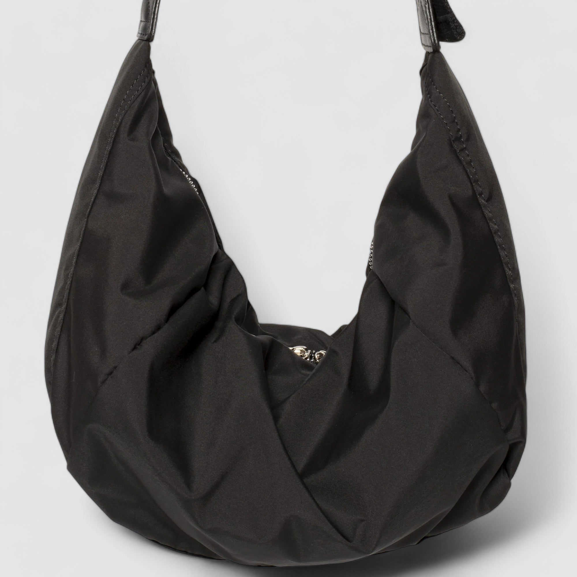 Quilted Puffer Hobo Shoulder Bag