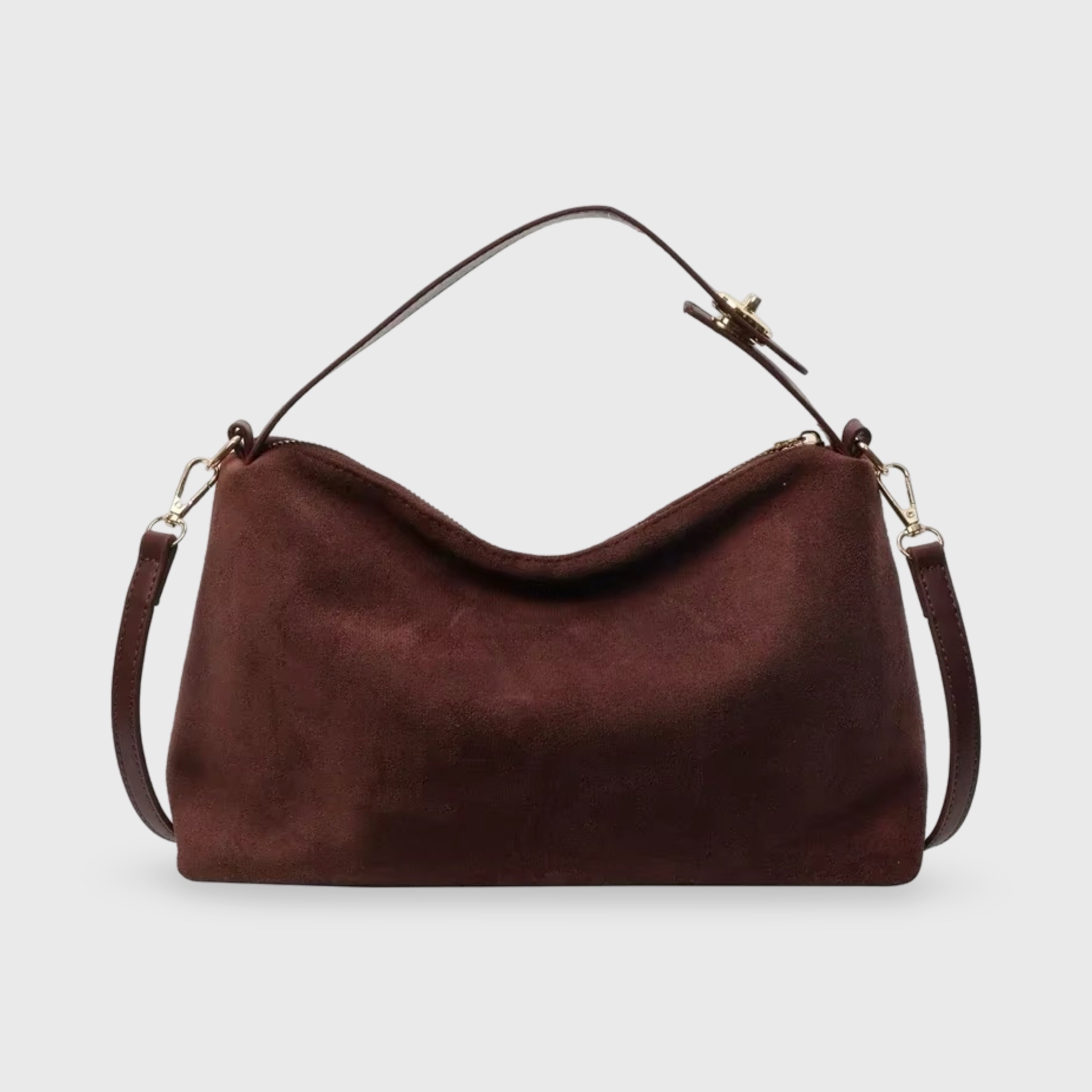 Elena Suede Handbag