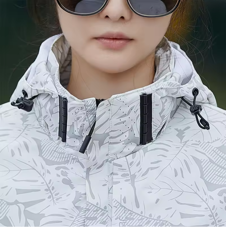 Women's Hooded Waterproof Rain Jacket