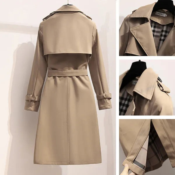 Vashti – Slim Fit Water-Resistant Trench Coat