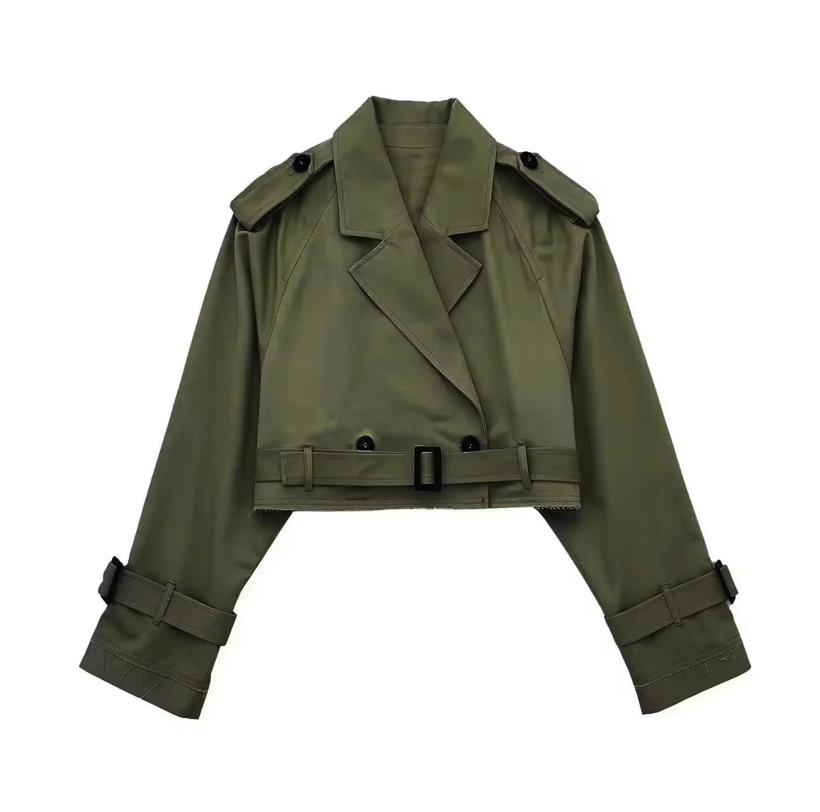 Lilia - Chic Short Trench Coat