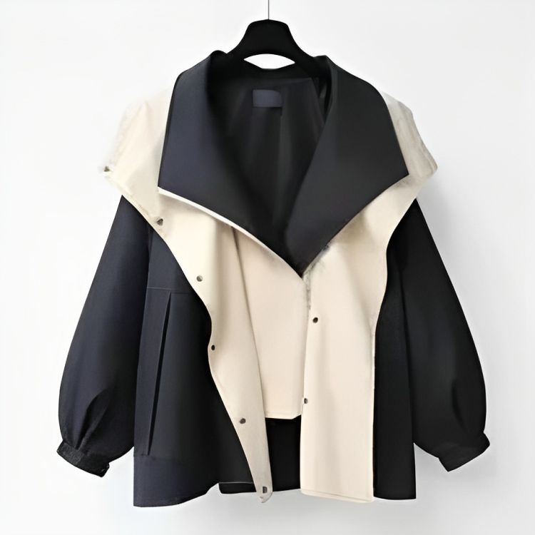 Women's Waterproof Hooded Raincoat - Perfect for Spring