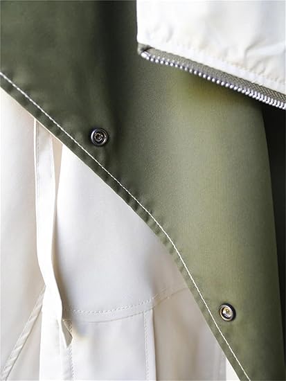 Women's Waterproof Hooded Raincoat - Perfect for Spring
