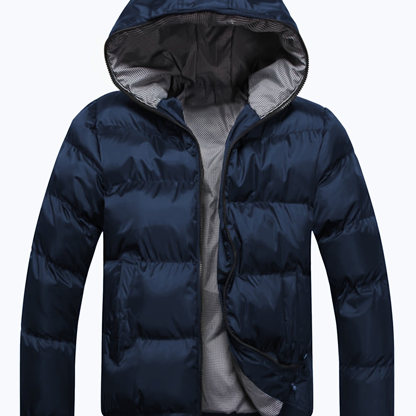 Essential Men's Winter Jacket - Stylish Design with Zip Pockets - Regular Fit - Puento Fortade - TP