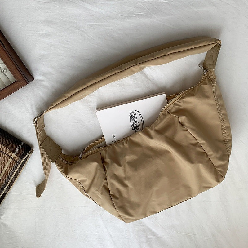 Quilted Puffer Hobo Shoulder Bag