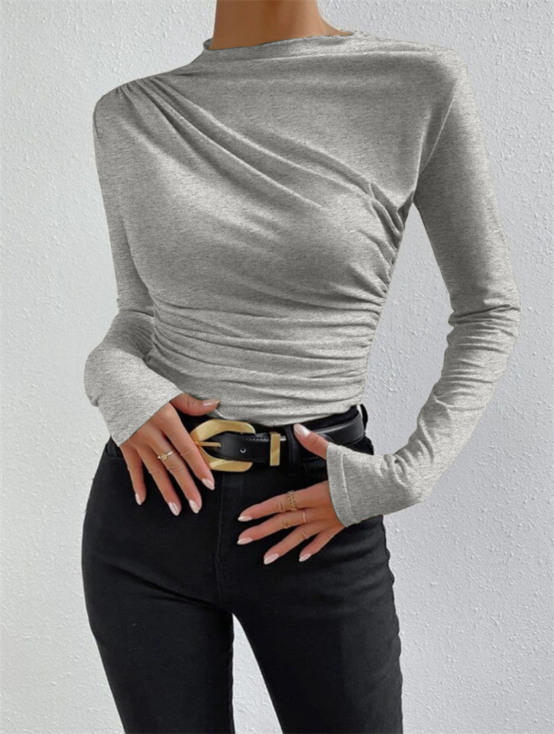 Mimi - Long Sleeve Ruffled Shirt