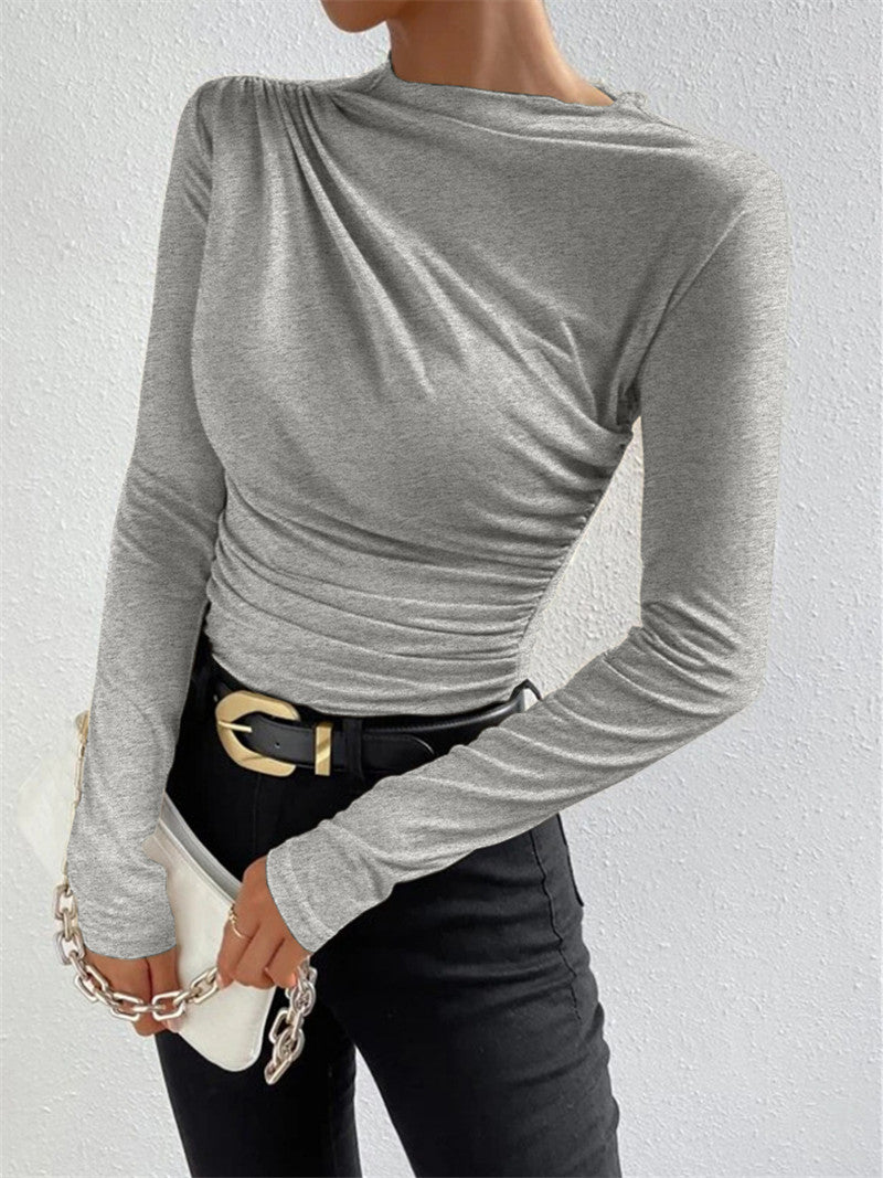 Mimi - Long Sleeve Ruffled Shirt