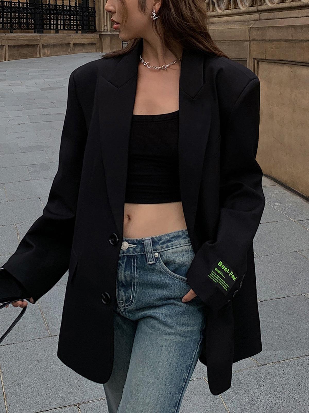 Fay - Timeless Oversized Blazer with Classic Design