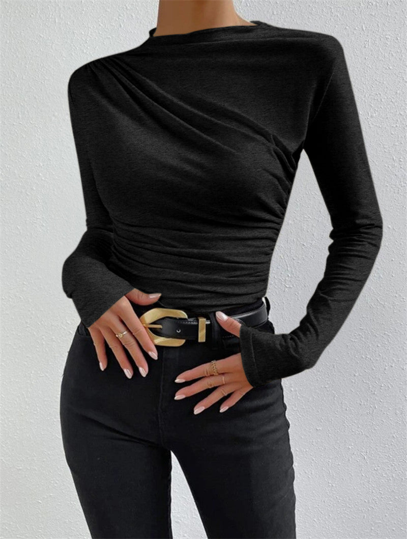 Mimi - Long Sleeve Ruffled Shirt