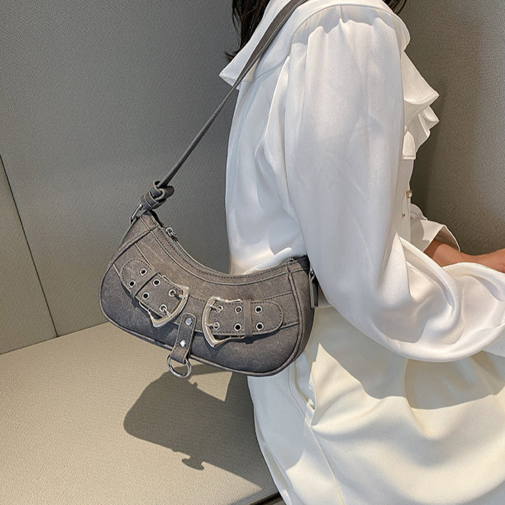 Vintage-Inspired Mini Strap Bag