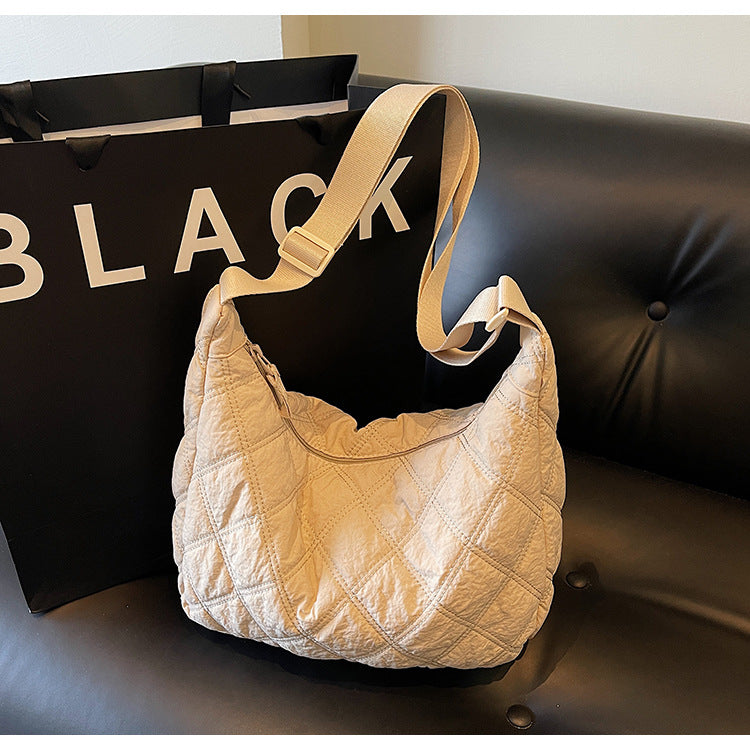 Quilted Puffer Crossbody Bag