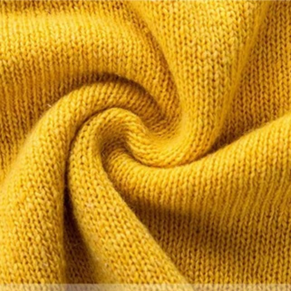 Relaxed Fit V-Neck Knit Sweater for Women