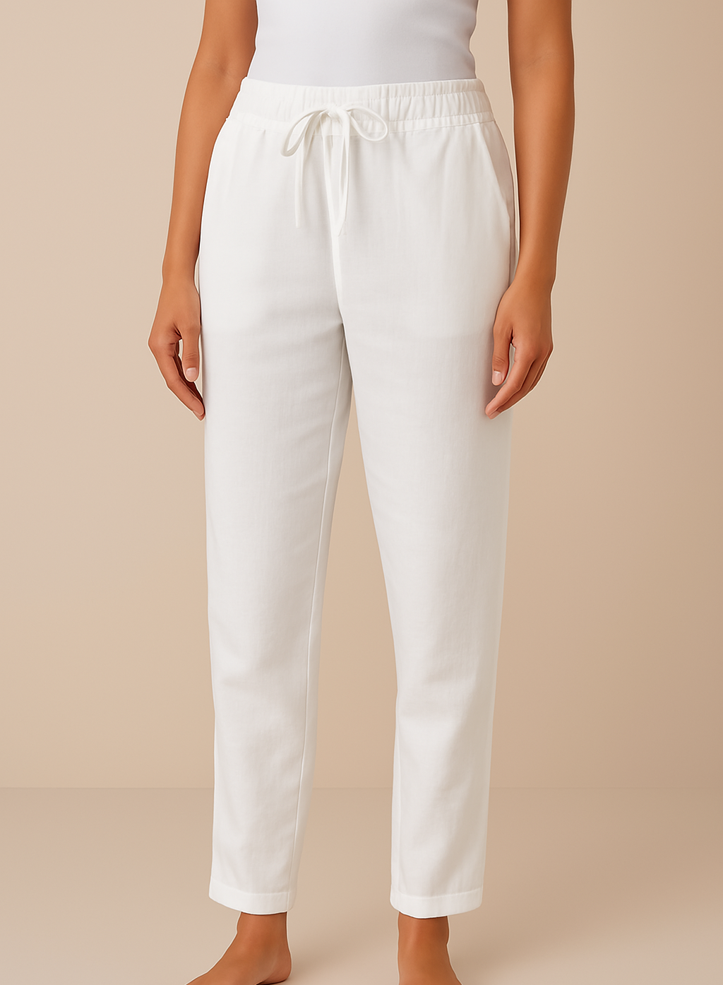 Feline | Women's Cotton Linen Trousers