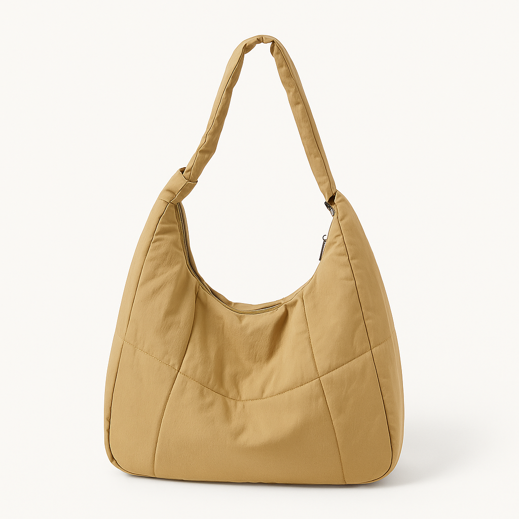 Spacious Shoulder Bag with Front Pockets