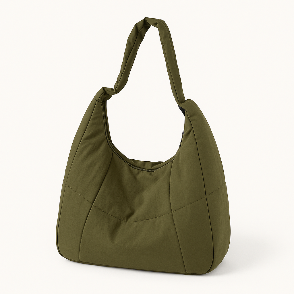 Spacious Shoulder Bag with Front Pockets
