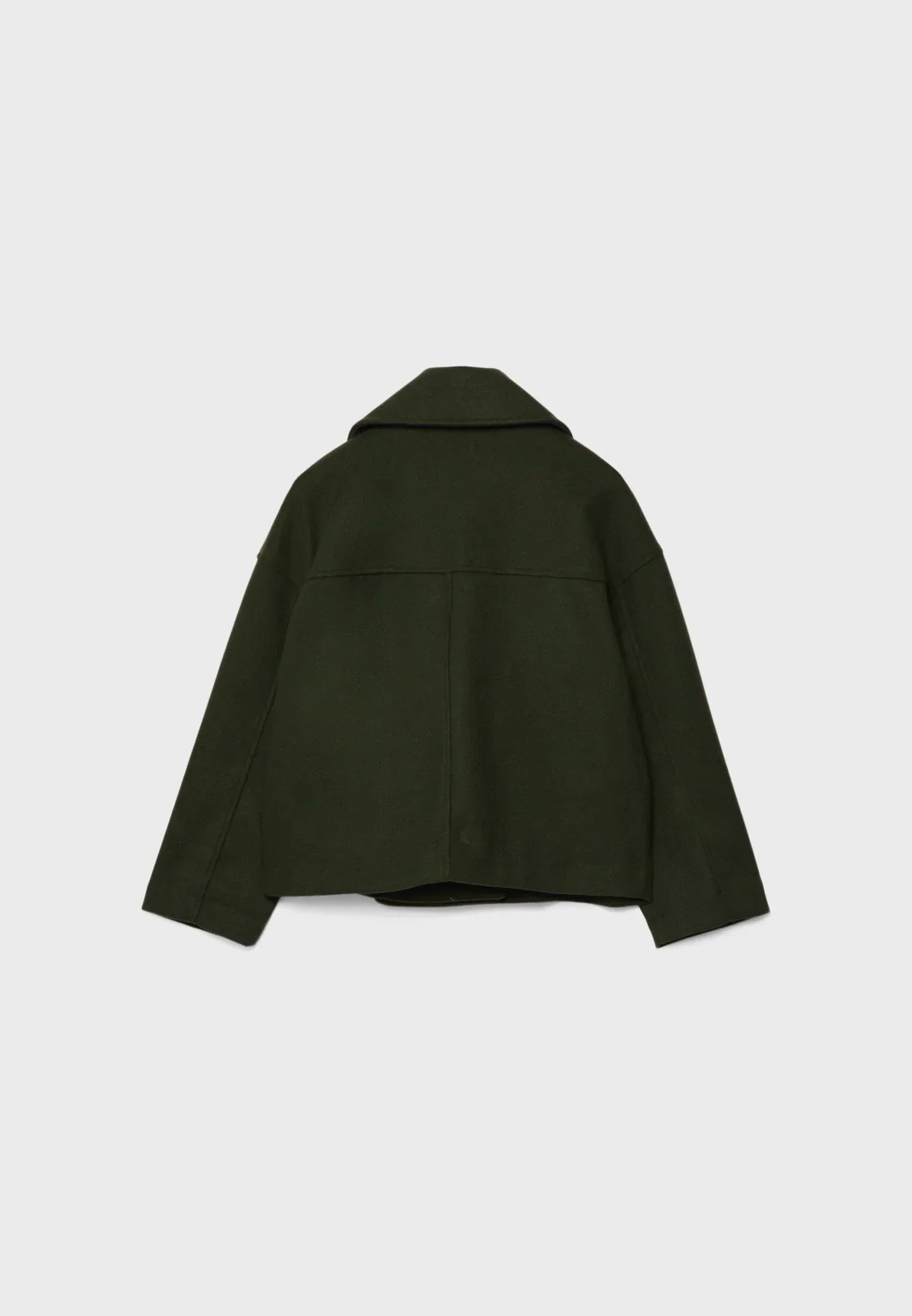 Jitske - Stylish Short Peacoat with Double Button Closure