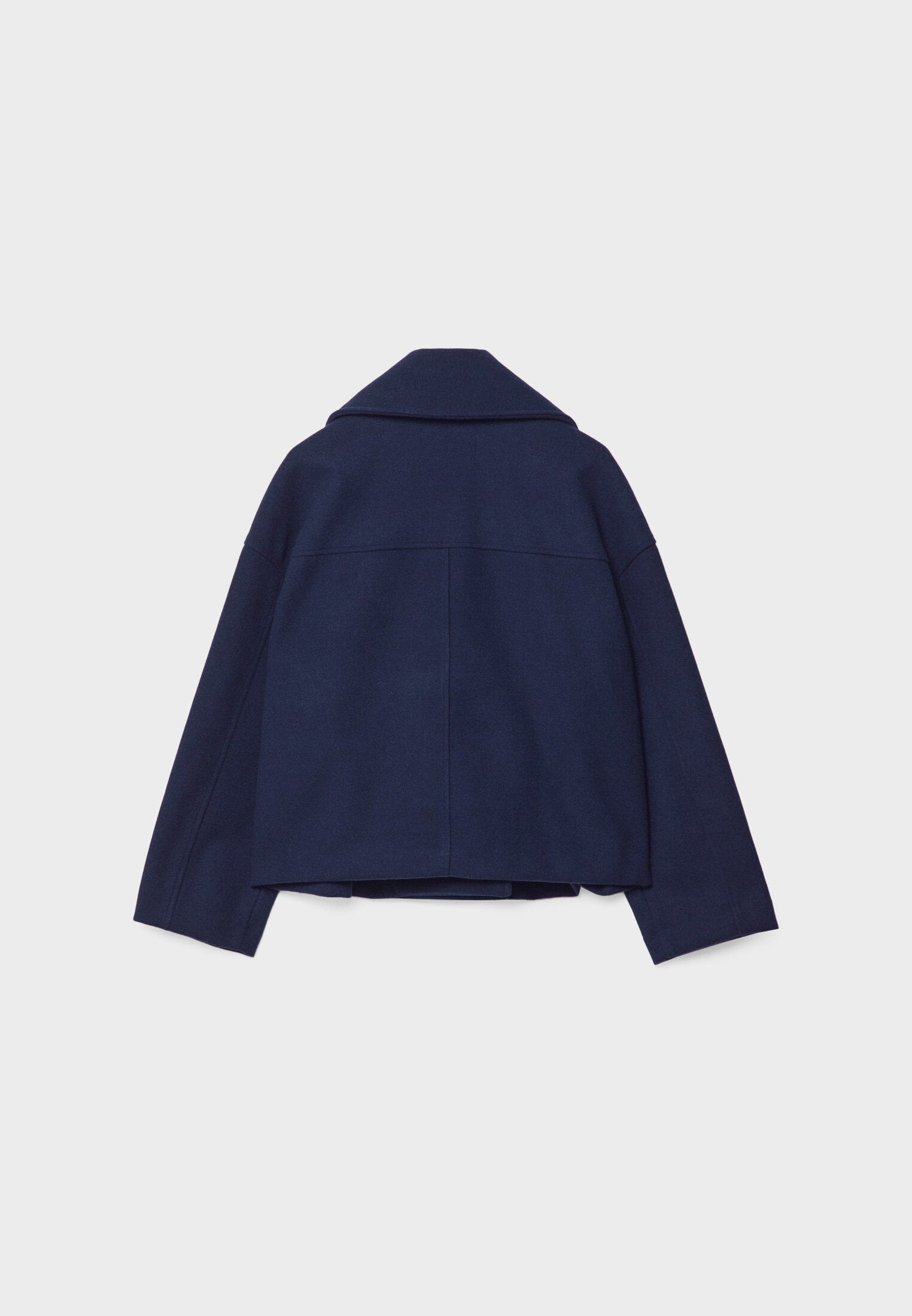 Jitske - Stylish Short Peacoat with Double Button Closure