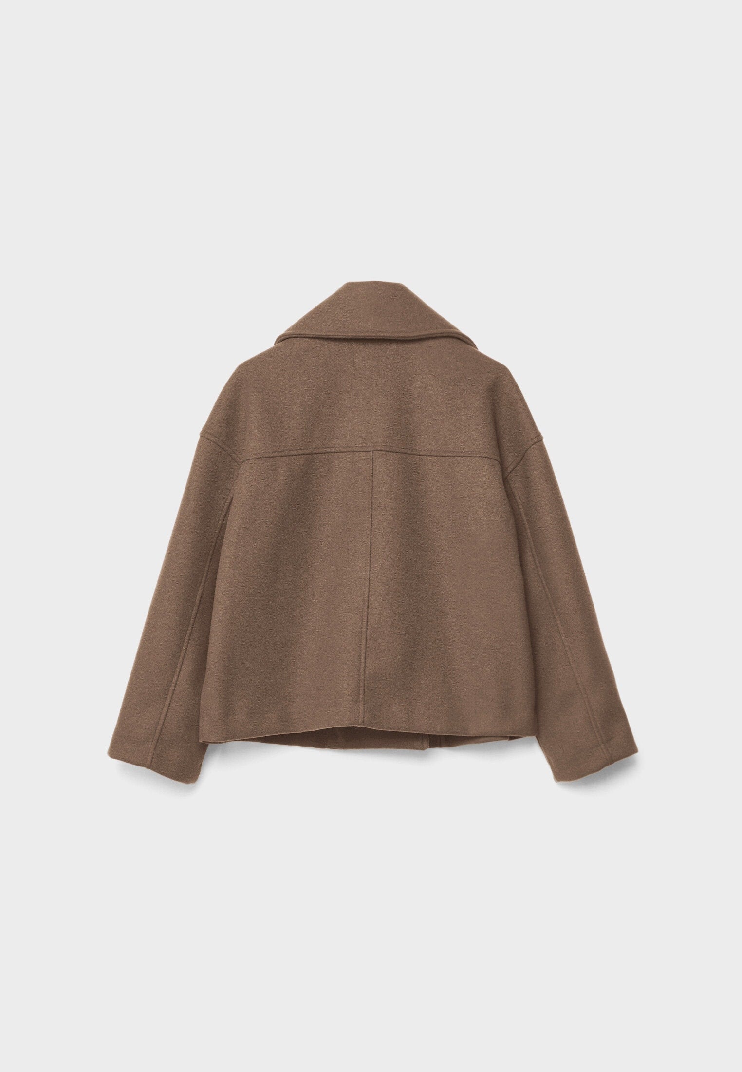 Jitske - Stylish Short Peacoat with Double Button Closure