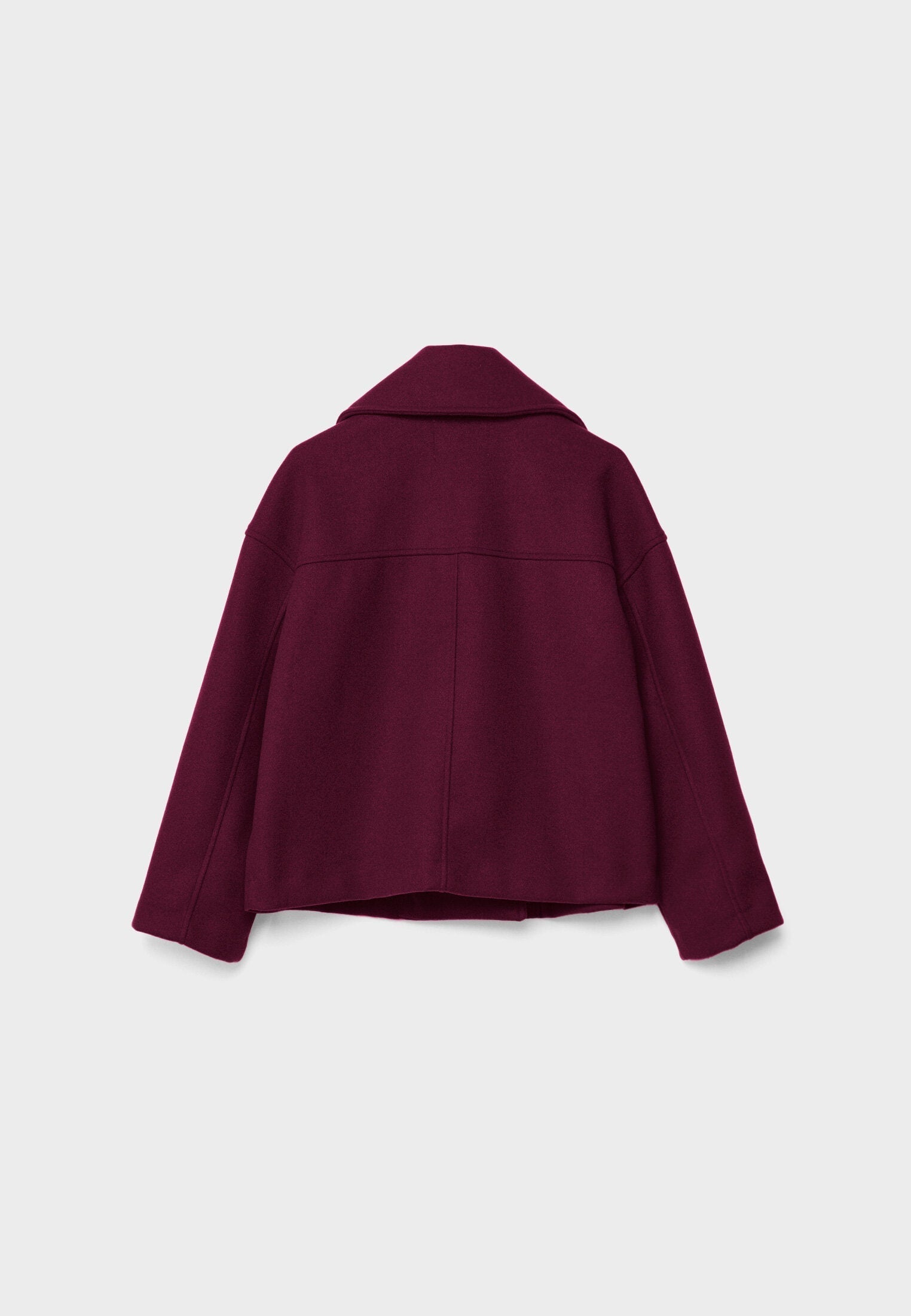 Jitske - Stylish Short Peacoat with Double Button Closure