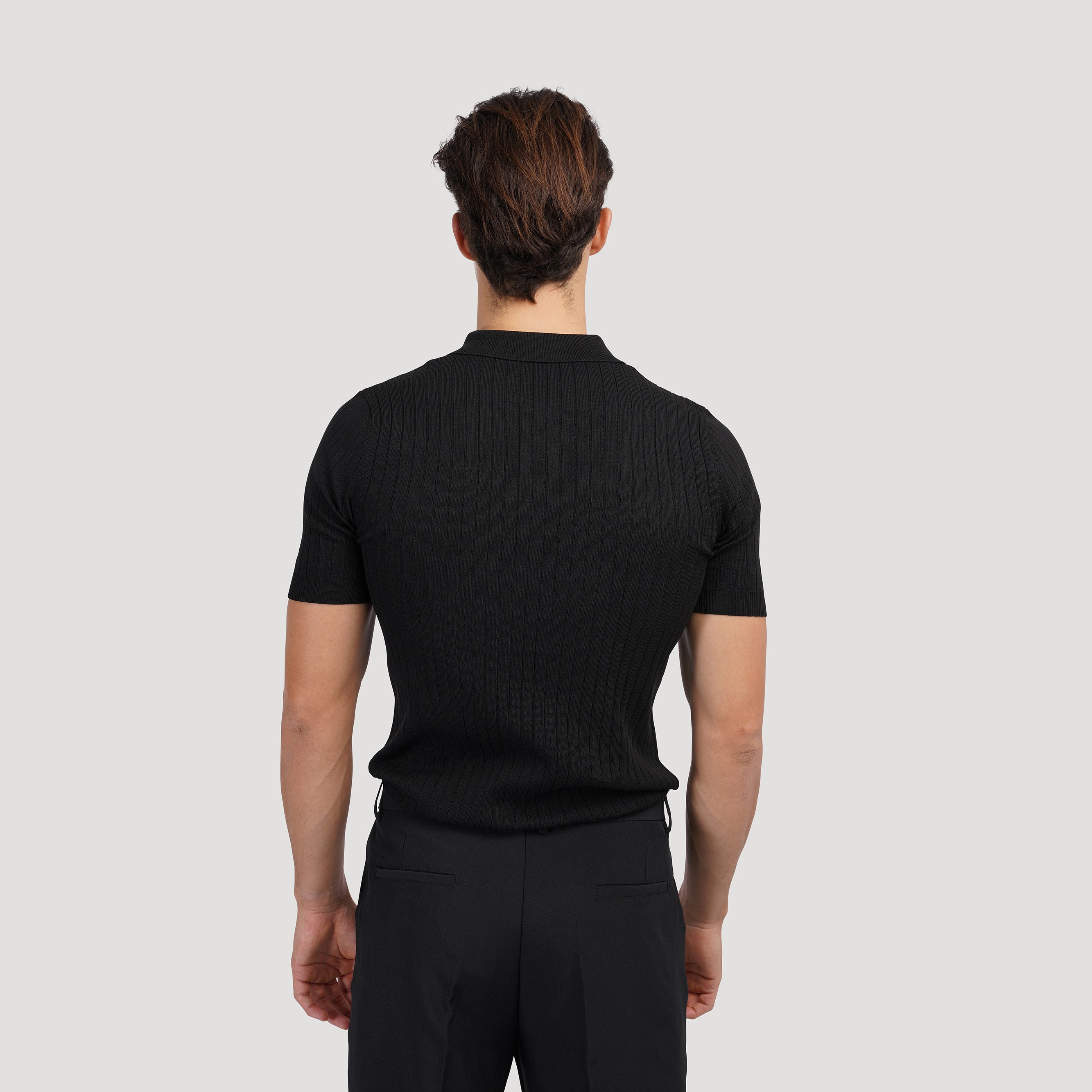 GIMCHEON Knit Polo Top