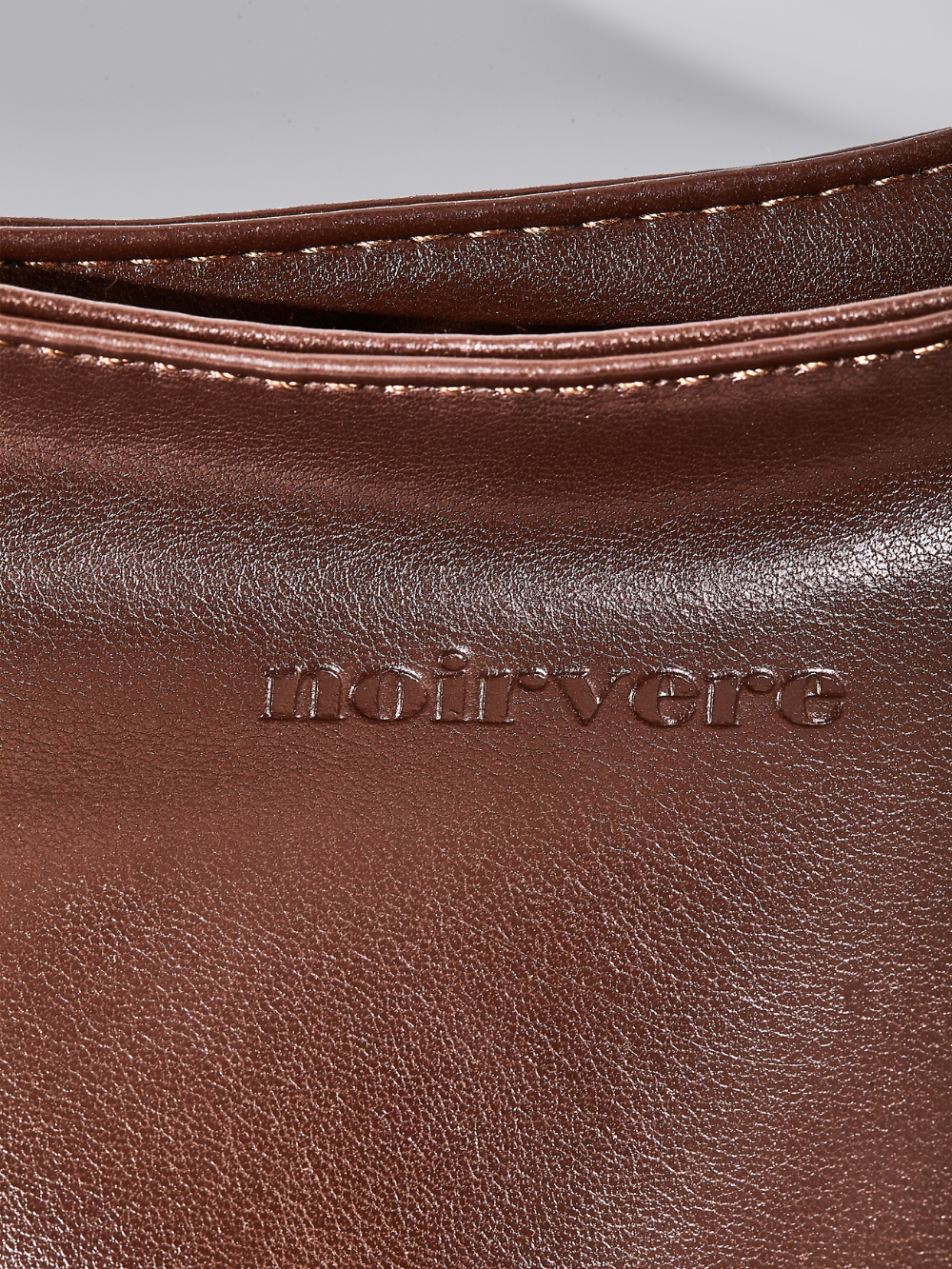 Simple Vegan Hobo Shoulder Bag - Empty Design